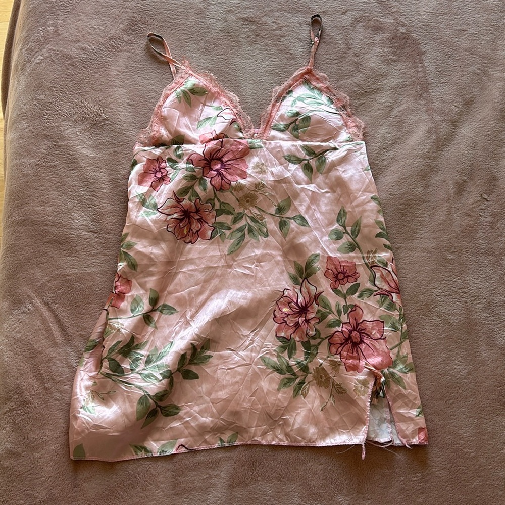 Silk night gown